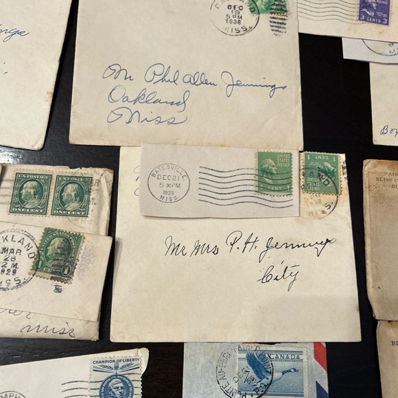 Vintage Stamped Envelopes Collection lot of 106 postmarked 1902-1960 - Picture 7 of 15